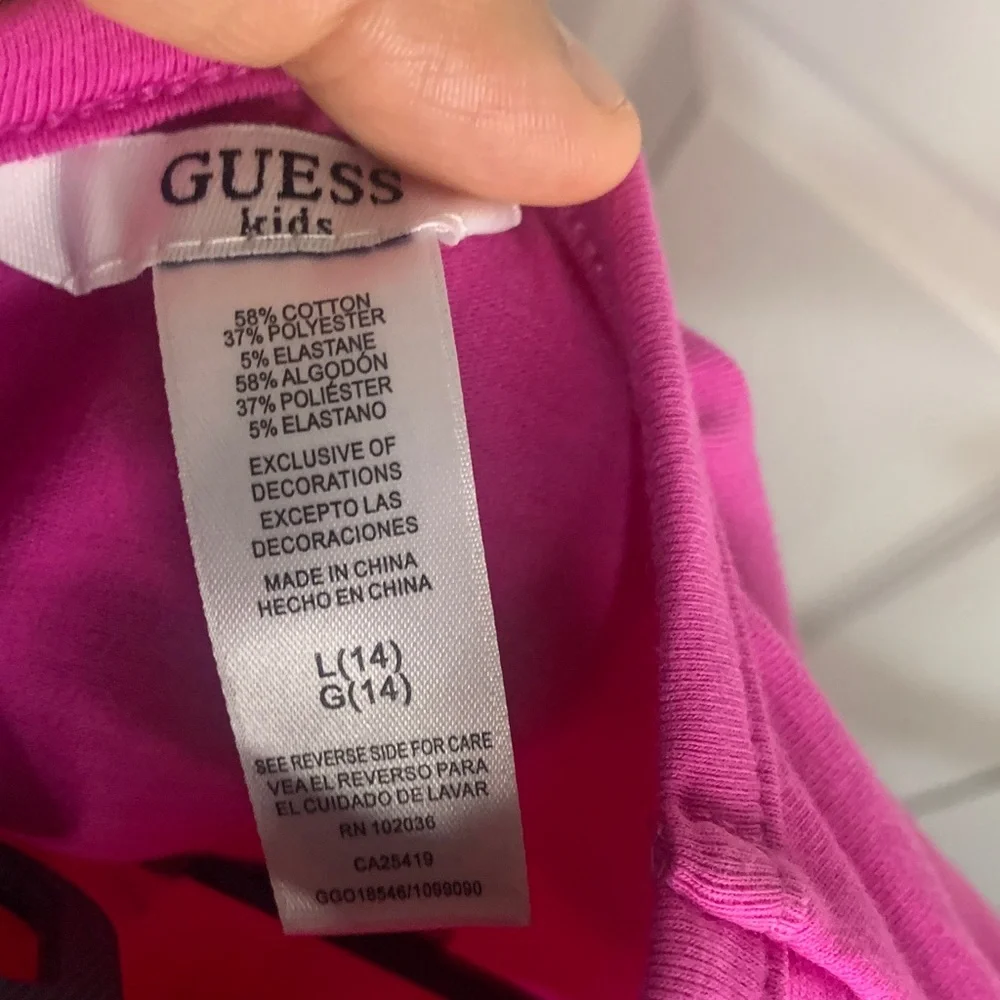 Guess Fuchsia Casual Kids Dress